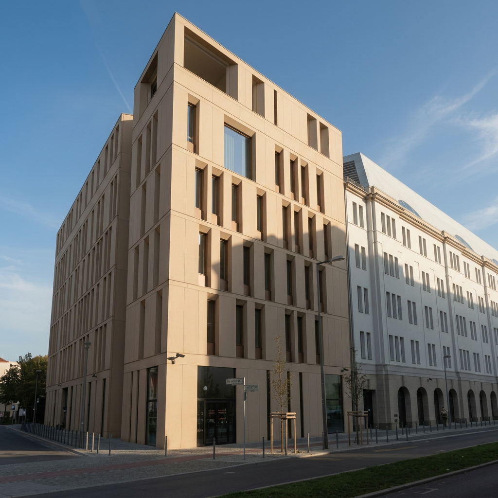 Rapidolehm Bauprojekt Bundesministerium für Umweltschutz, Berlin